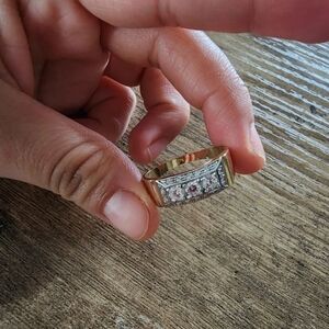 10-karat gold ring for men, size 11